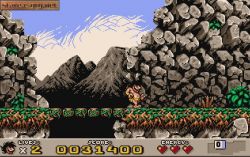 Obrazek z gry Prehistorik 2