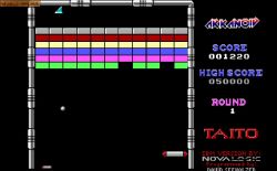 Obrazek z gry Arkanoid