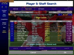 Obrazek z gry Championship Manager Season 99/00