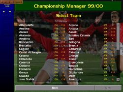 Obrazek z gry Championship Manager Season 99/00