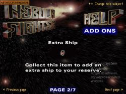 Obrazek z gry Nebula Fighter