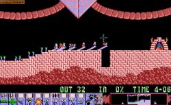 Obrazek z gry Lemmings