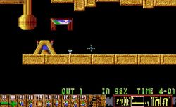 Obrazek z gry Lemmings