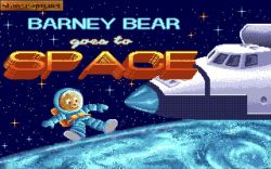 Screen gry Barney Bear Goes to Space: 