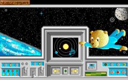 Screen gry Barney Bear Goes to Space: 