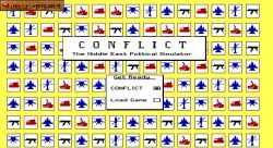 Conflict: Middle-East Political Simulator: Logo Conflict. 