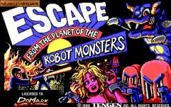 Screen gry Escape from the Planet of the Robot Monsters: 