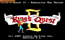 Screen gry King's Quest II: Romancing the Throne: 