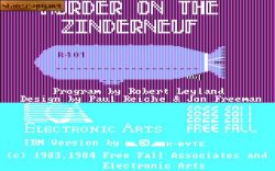 Murder on The Zinderneuf:  
