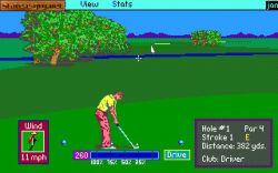 PGA Tour Golf:  