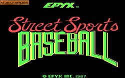 Screen gry Street Sports: Baseball: 