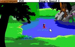 Obrazek z gry King's Quest I: Quest for the Crown