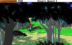 Obrazek z gry King's Quest I: Quest for the Crown