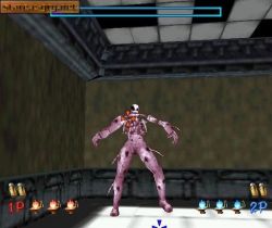 Screen gry The House Of The Dead:Pierwszy boss obrywa 8D 