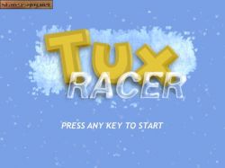 Obrazek z gry Tux Racer