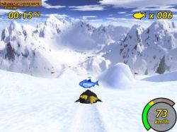 Obrazek z gry Tux Racer