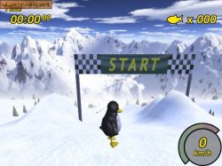 Obrazek z gry Tux Racer