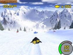 Obrazek z gry Tux Racer