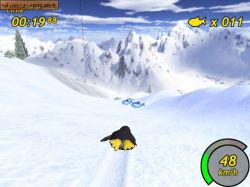 Obrazek z gry Tux Racer