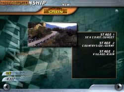 Obrazek z gry V-Rally: Multiplayer Championship Edition