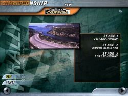 Obrazek z gry V-Rally: Multiplayer Championship Edition