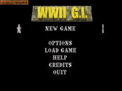 Screen gry World War II GI: 