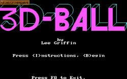 3D-Ball:  