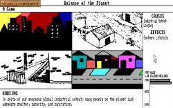 Balance of the Planet:  