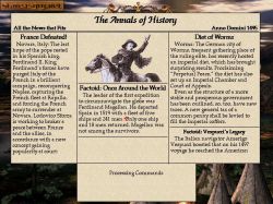 Conquest of the New World:  