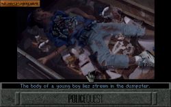 Screen gry Daryl F. Gates Police Quest: Open Season: 