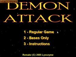 Demon Attack Remake:  