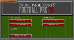 Obrazek z gry Front Page Sports: Football Pro '95
