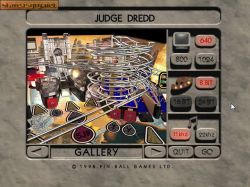 Screen gry Judge Dredd Pinball: 