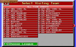 Obrazek z gry Micro League Baseball: The Managers Challenge