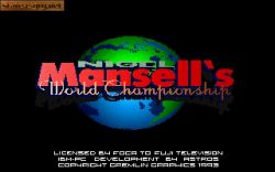 Obrazek z gry Nigel Mansell's World Championship Racing