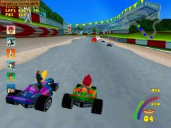 Obrazek z gry Woody Woodpecker Racing