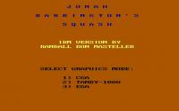 Jonah Barrington's Squash