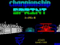 Championship Sprint