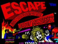 Escape from the Planet of the Robot Monsters